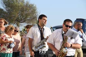 Romería popular, procesión y misa en El Caracol en la despedida de sus fiestas/TA y Francisco Javier Santana.